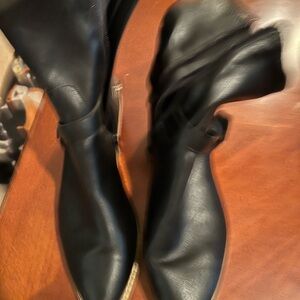 Chic Black Leather Boots